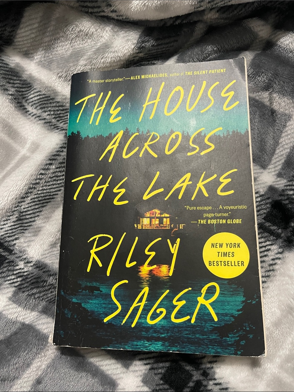 The House Across the Lake - Black & Teal Paperback